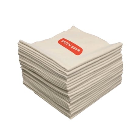 Sorbent Pad, 40 gal, 15 in x 20 in, Fuel, Oils, Beige, Cotton MPN:M2015