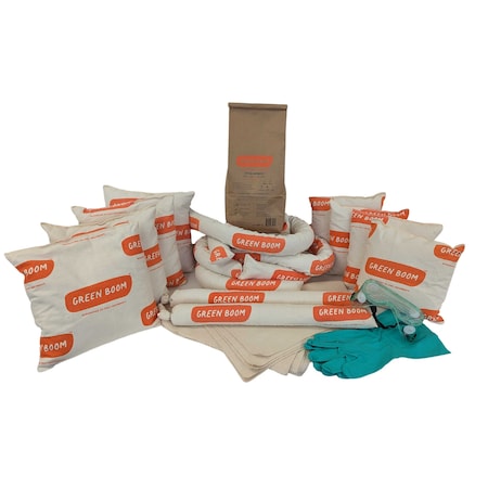 Spill Kit, 11 gal Volume Absorbed per Kit, 10 gal Capacity, Drum MPN:SK010MR