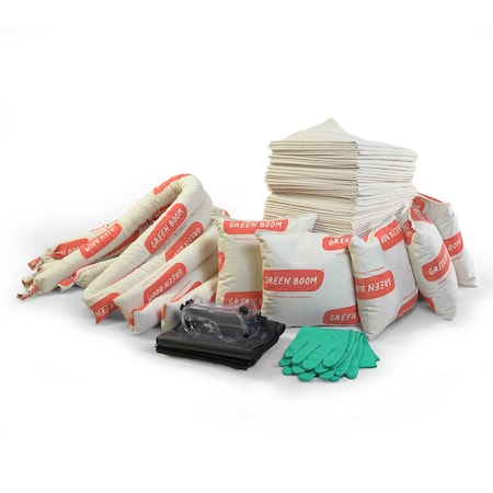 Spill Kit, 30 gal Volume Absorbed per Kit, 30 gal Capacity, Drum MPN:SK030ISPBM