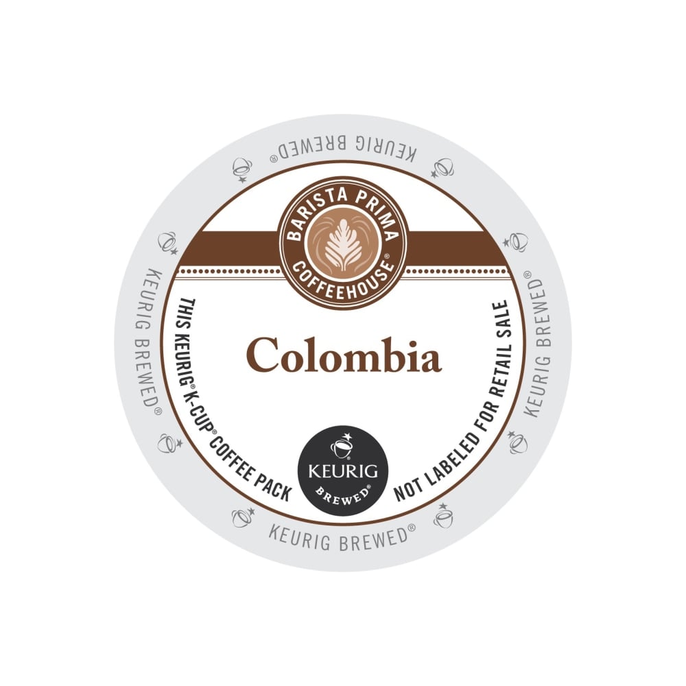 Barista Prima Coffeehouse Single-Serve Coffee K-Cup Pods, Columbia Roast, Carton Of 24 (Min Order Qty 3) MPN:6613