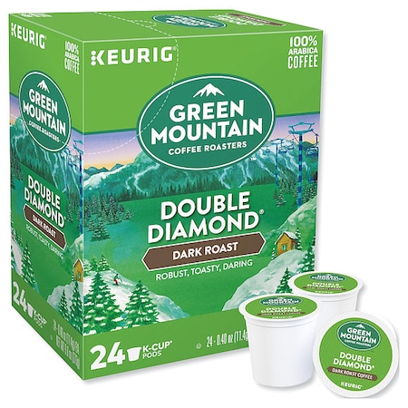 Coffee, Double Black Diamond Extra Bold, Pod, Caffeinated, Ground, 2.4 lb, 96 PK MPN:4066