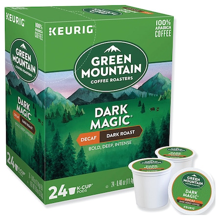 Coffee, Dark Magic Decaf Extra Bold, Pod, Decaffeinated, Ground, 9.6 oz, 24 PK MPN:4067