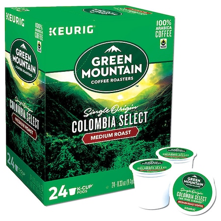 Coffee, Single Origin Colombian Select, Pod, Caffeinated, Ground, 7.92 oz, 24 PK MPN:6003