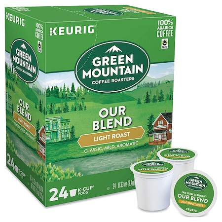 Coffee, Our Blend, Pod, Caffeinated, Ground, 1.98 lb, 96 PK MPN:6570