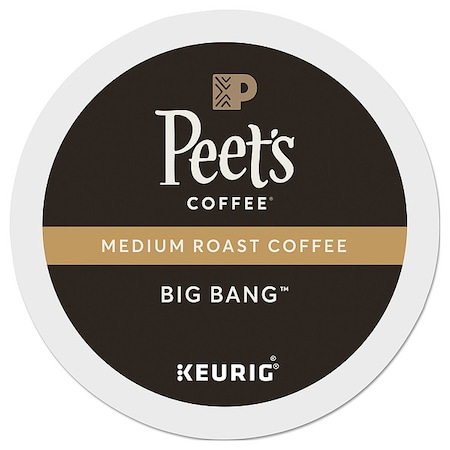 Coffee, Big Bang, Pod, Caffeinated, Ground, 9.46 oz, 22 PK MPN:6664