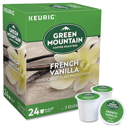 Coffee, French Vanilla, Pod, Caffeinated, Ground, 1.98 lb, 96 PK MPN:6732