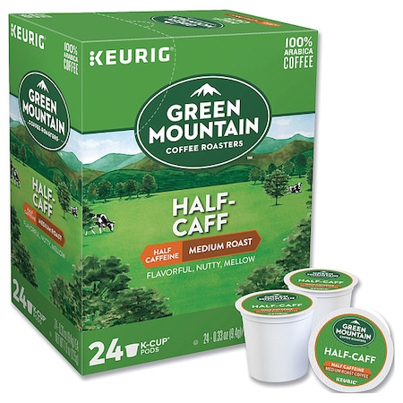 Coffee, Half Caff, Pod, Half-Caffeinated, Ground, 1.98 lb, 96 PK MPN:6999