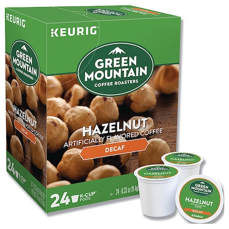 Coffee, Hazelnut, Pod, Decaffeinated, Ground, 7.92 oz, 24 PK MPN:7792