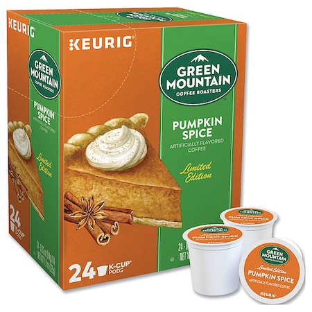 Coffee, Pumpkin Spice, Pod, Caffeinated, Ground, 1.98 lb, 96 PK MPN:GMT6758CT