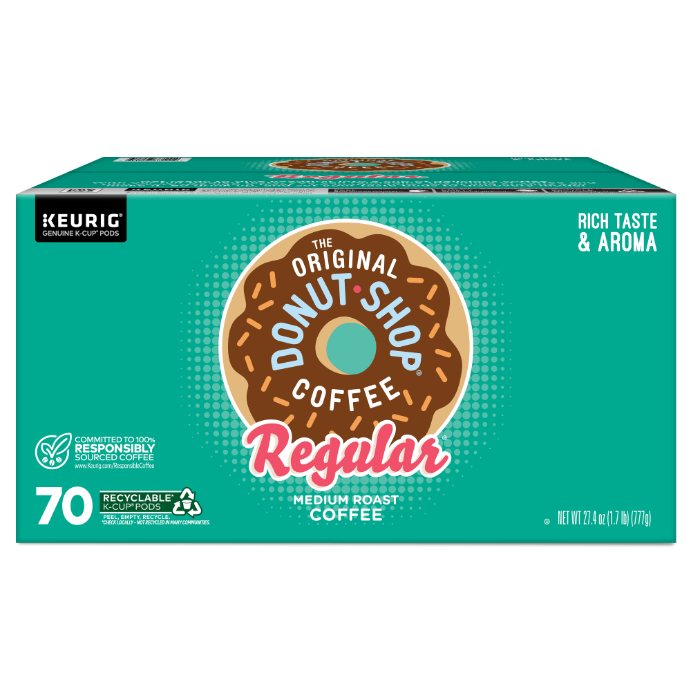 The Original Donut Shop Regular Coffee Single-Serve K-Cup, Pack of 70 Pods MPN:37111