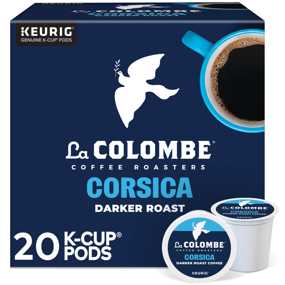 La Colombe Corsica Dark Roast Coffee Keurig K-Cup Pods, Single Serve, Pack Of 20 Pods MPN:5000380614