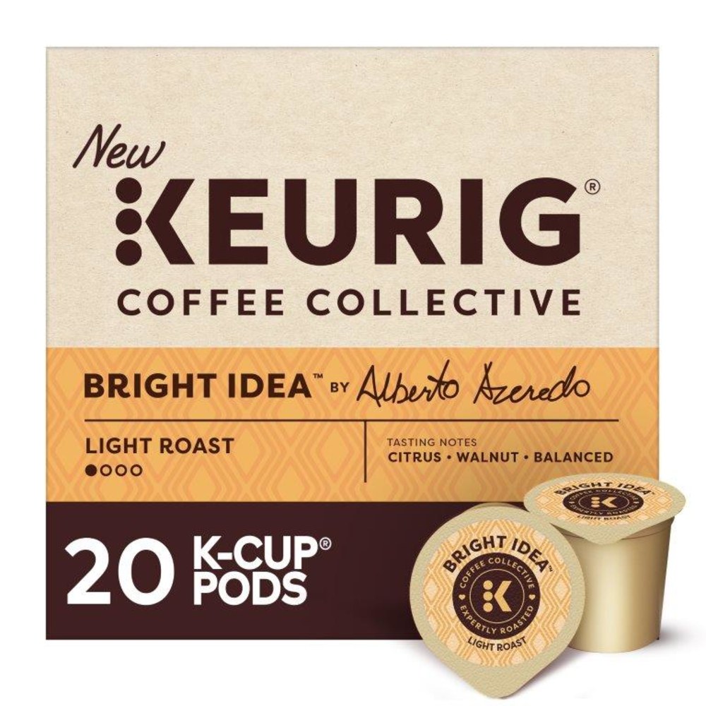 Keurig Coffee Collective Bright Idea Single-Serve K-Cup Pods, Light Roast Coffee, 20 Count MPN:5000392177EA