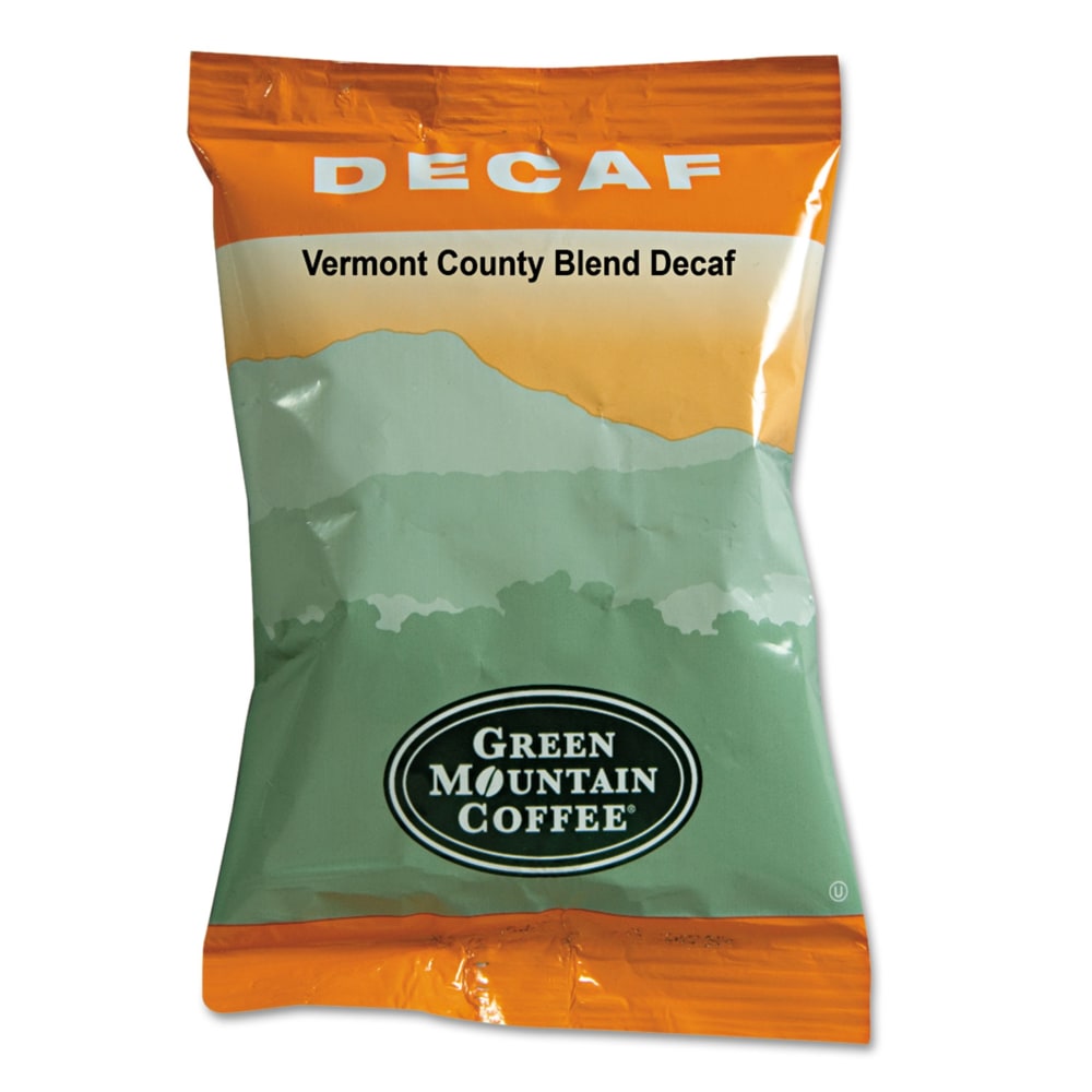 Green Mountain Coffee Vermont Country Blend Decaf Coffee Fraction Packs, 2.2 Oz, Case Of 50 Packs MPN:5161