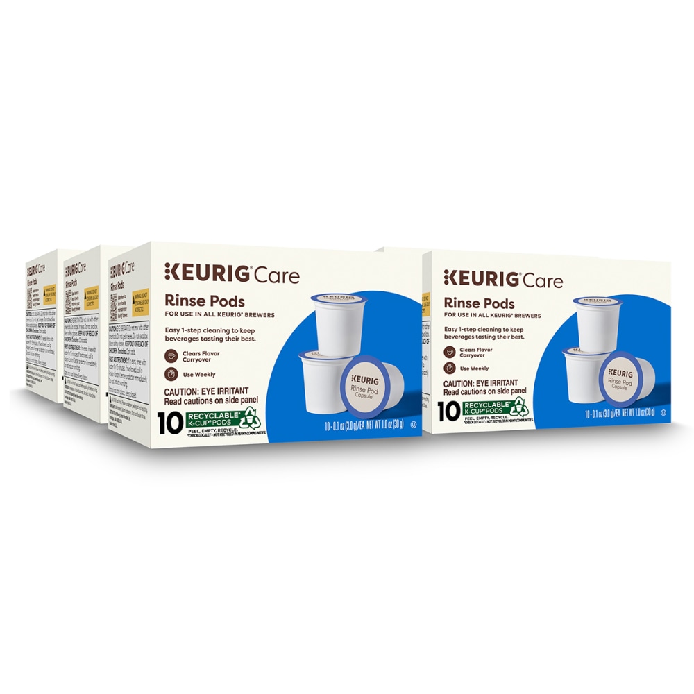 Keurig Care Rinse Pods, 0.1 Oz, Total Qty 60 MPN:5000391605