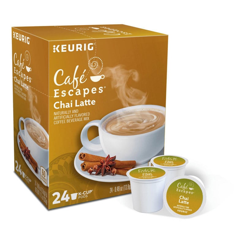 Cafe Escapes Single-Serve K-Cup Pods, Chai Latte Coffee, Carton Of 24 (Min Order Qty 3) MPN:6805