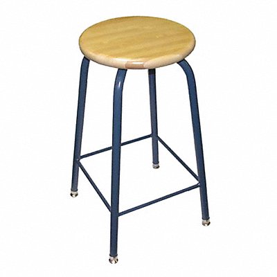 RndStool Round Tube Frame Chrcl Gry 26 H MPN:GST-100.M
