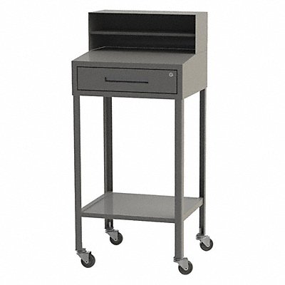 Mobile Shop Desk Gray 52 Overall Height MPN:ECB-132D.P