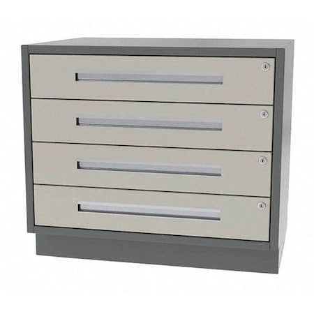 Lab Cabinet, 4 Drawer, 32
