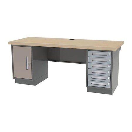Pre Engineered Work Stations Work Station, 7 ft. Lab Height, 30