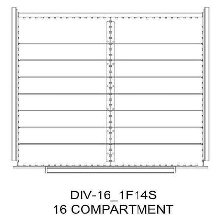 Divider Kit, 16 Comp, 30