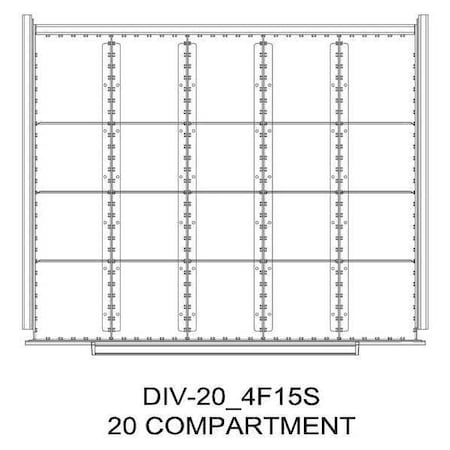 Divider Kit, 20 Comp, 30