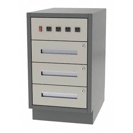 Cabinet, 3 Drawer, 30