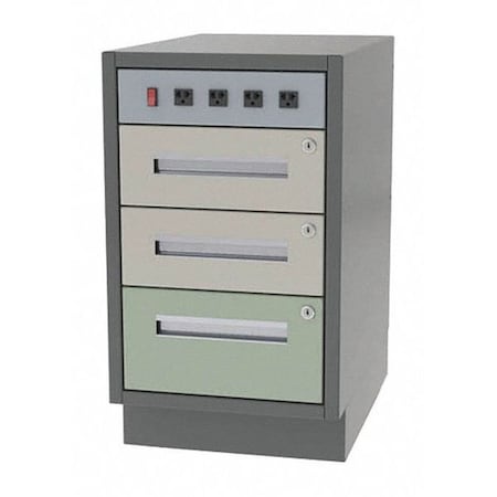 Cabinet, 3 Drawer, 30