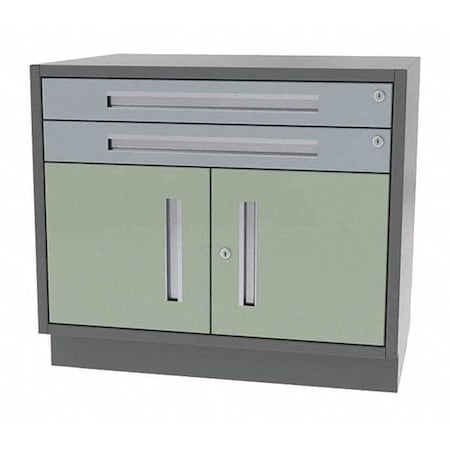 Cabinet, 2 Drawer/Door, 32