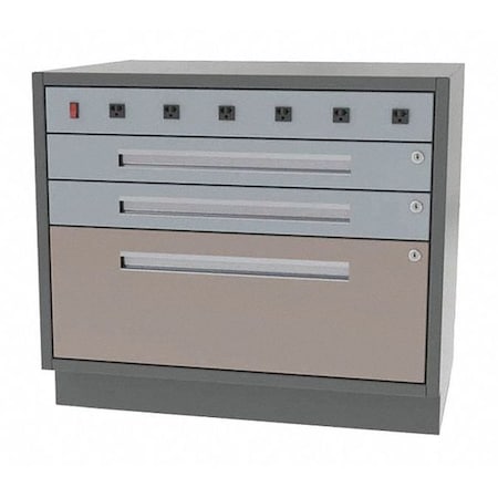 Cabinet, 3 Drawer, 36