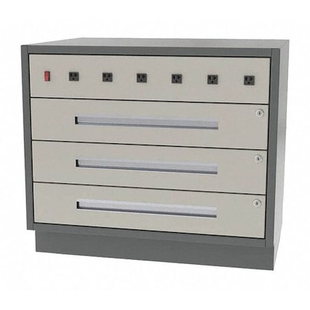 Cabinet, 3 Drawer, 48