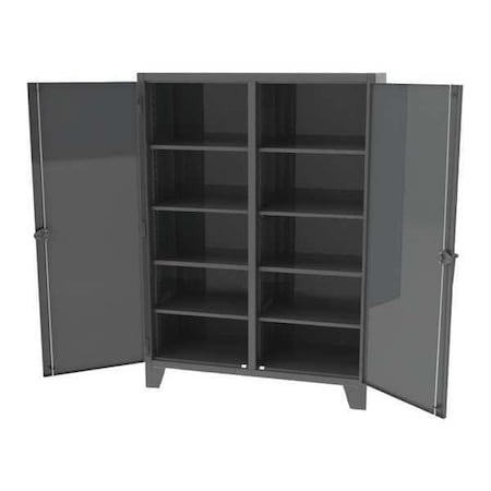 Shelving Storage Cabinet, 54 in H, 48 in W, 3 Shelves MPN:EX-484-1DS