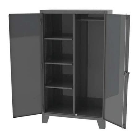 Wardrobe Storage Cabinet, 66 in H, 36 in W, 4 Shelves MPN:EX-603-2