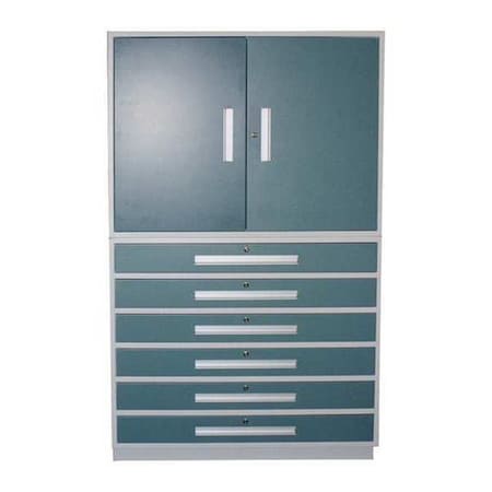 Combo Drawer Storage Cabinet, 84 in H, 48 in W, 6 Drawers MPN:GTV-4400P