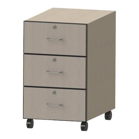 Laminate 3 Drawer Cabinet, 16
