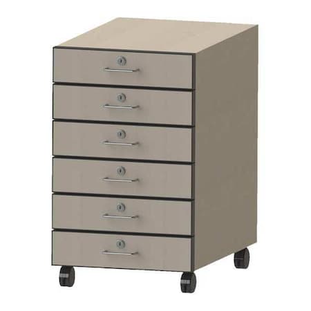 Laminate 6 Drawer Cabinet, 16