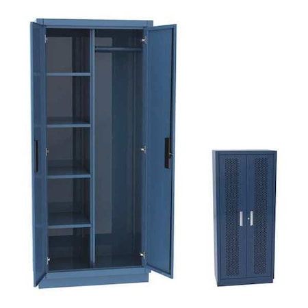 Wardrobe Storage Cabinet, 72 in H, 36 in W, 4 Shelves MPN:WC4-3672V