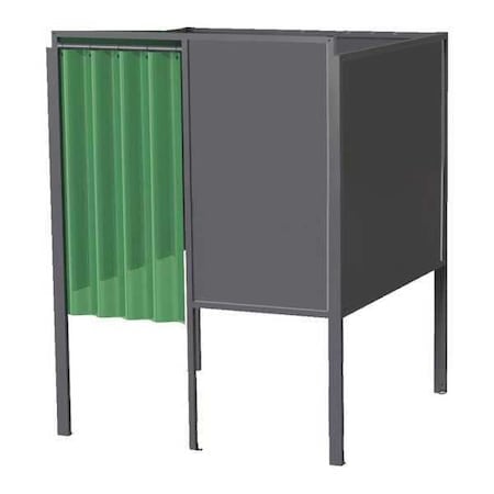 Welding Booth, 4ft.x5ft., Wall Mounted MPN:GB-724.01.S