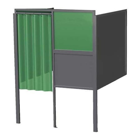 Welding Booth, 5ft.x5ft., Wall Mounted MPN:GB-725.02.S