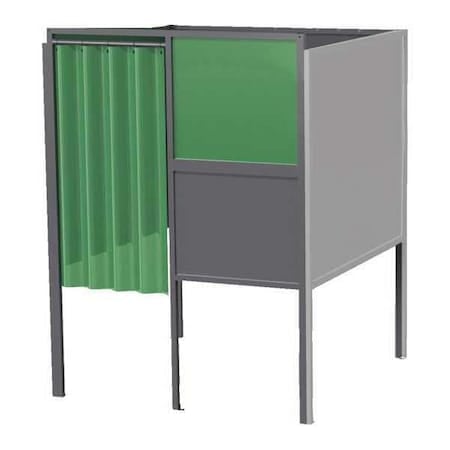 Welding Booth, 5ft.x6ft., Wall Mounted MPN:GB-7256.A.STL
