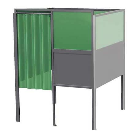 Welding Booth, 6ft.x6ft., Wall Mounted MPN:GB-7266.A-DM.STL