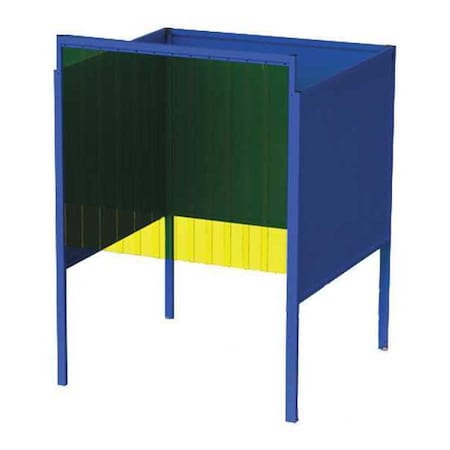 Welding Booth, 6ft.x6ft., Wall Mounted MPN:GB-7266.S-CO