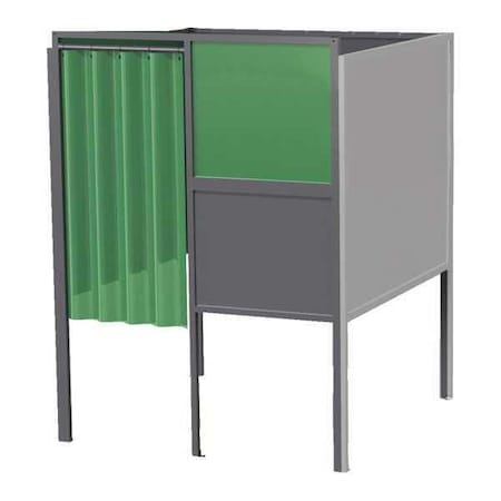 Welding Booth, 4ft.x4ft., Wall Mounted MPN:GB-74.04.A