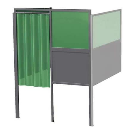 Welding Booth, 4ft.x4ft., Wall Mounted MPN:GB-74.A-DM