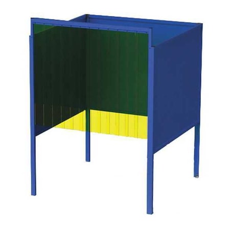 Welding Booth, 4ft., Standing or Wall Mtd MPN:GBS-4.STL