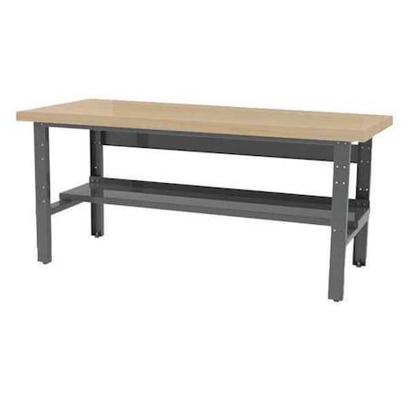Butcher Block, 72 in W, 34 3/4 in Height, 1, 800 lb, Straight MPN:B-306M-1