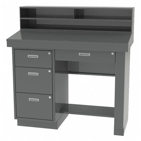 Pedestal/Panel Shop Desk, 54
