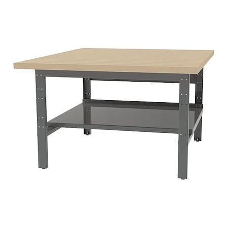 Four Student Bench with Open Base, 54