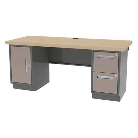 Butcher Block, 72 in W, 35 3/4 in Height, 1, 800 lb, Pedestal MPN:DTL-6JF
