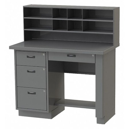 Pedestal/Panel Shop Desk, 54