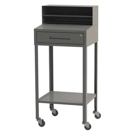 Mobile Shop Desk, Gray, 52
